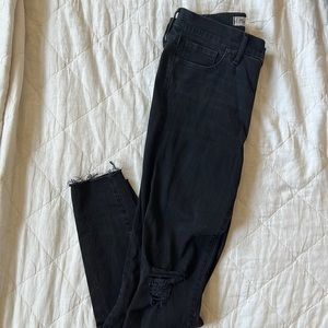 9” High Rise Distressed Madewell Jeans